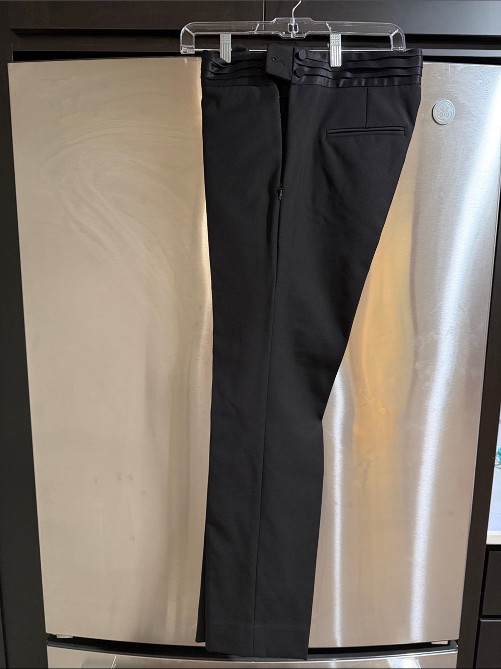 Women’s Black Tailored Dress Pants - Classic Slim Fit